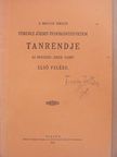 A magyar királyi Ferencz József-Tudományegyetem Tanrendje az 1932-33. tanév első felére [antikvár]