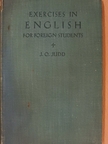 J. O. Judd - Exercises in English for Foreign Students [antikvár]