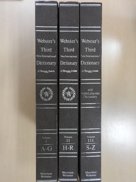 Webster's Third New International Dictionary of the English Language Unabridged I-III. [antikvár]