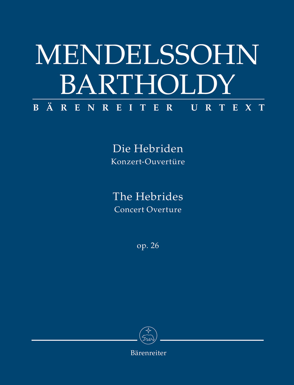 MENDELSSOHN - DIE HEBRIDEN KONZERT-OUVERTÜRE OP.26, STUDIEN PARTITUR