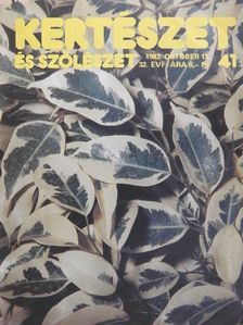 Dr. Dobray Endréné - Kertészet és Szőlészet 1983. október 13. [antikvár]