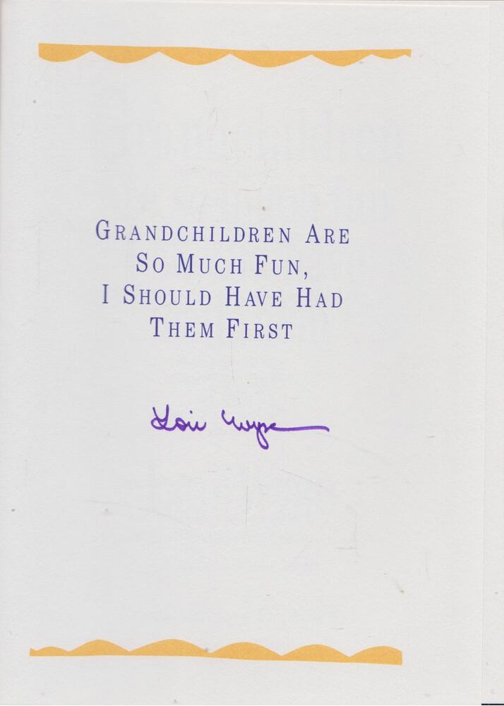 Wyse, Lois - Grandchildren are so much fun, I should have had them first (aláírt) [antikvár]