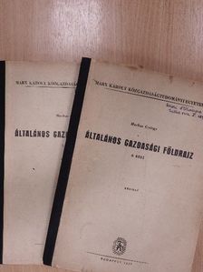 Markos György - Általános gazdasági földrajz I-II. [antikvár]
