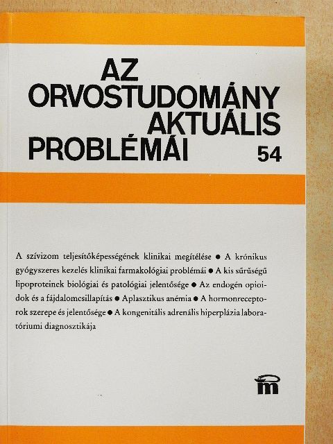 Dr. Bakó Gyula - Az orvostudomány aktuális problémái 54. [antikvár]
