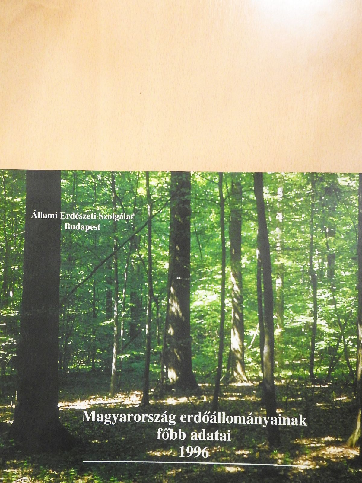 Csóka Péter - Magyarország erdőállományainak főbb adatai 1996 (dedikált példány) [antikvár]
