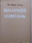 Dr. Hazay István - Kiegyenlítő számítások [antikvár]
