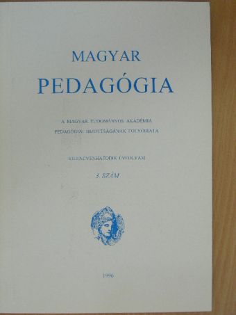 Bán Ervin - Magyar Pedagógia 1996/3. [antikvár]
