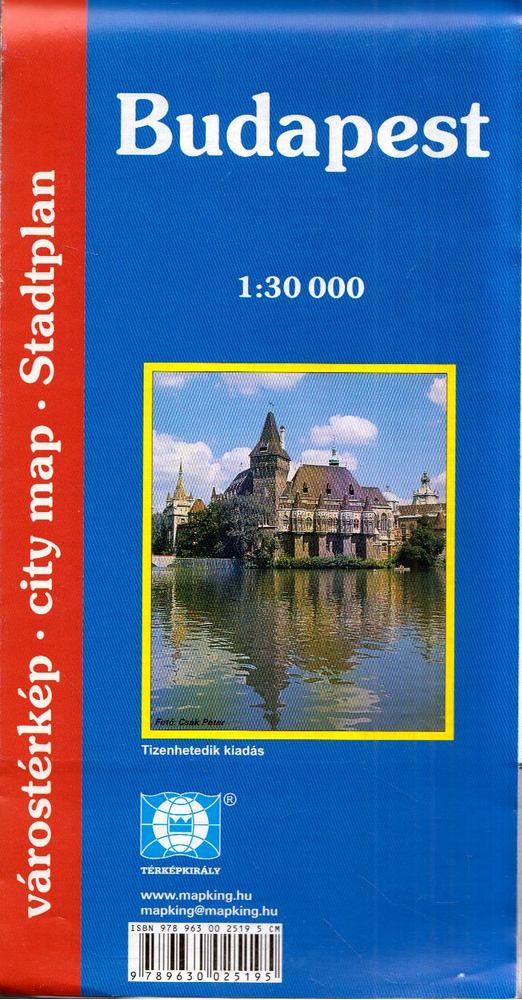 Budapest várostérkép [antikvár]