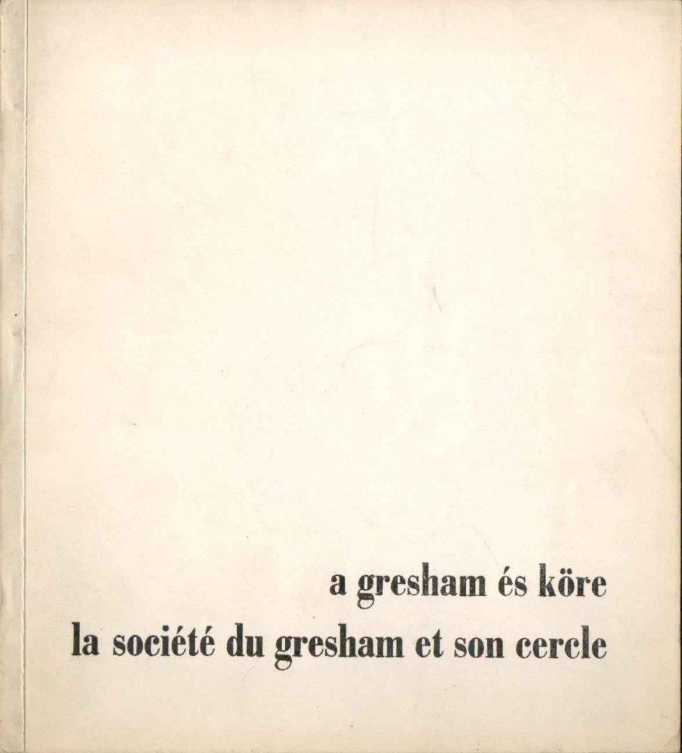 PATAKY DÉNES - A Gresham és köre [antikvár]