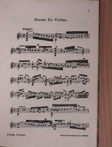 Bach - Sonaten für Violine Solo [antikvár]