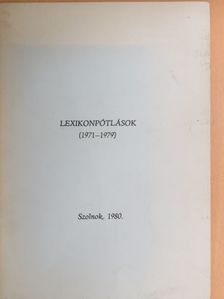 Lexikonpótlások [antikvár]