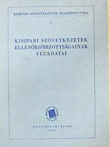 Kisipari szövetkezetek ellenőrzőbizottságainak feladatai [antikvár]
