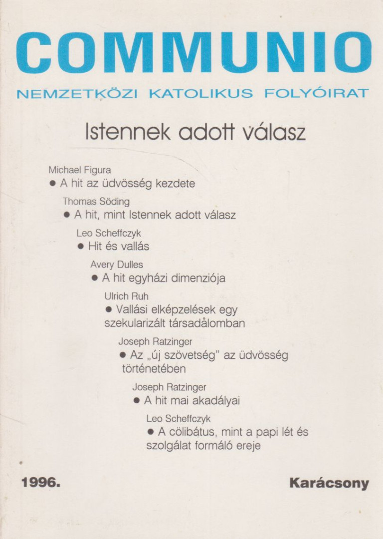 Gál Ferenc - Communio 1996 Karácsony [antikvár]