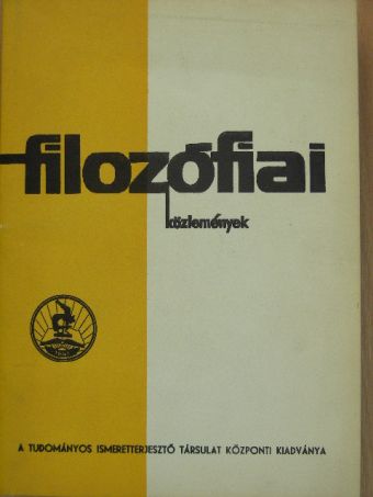 Ágoston László - Filozófiai közlemények 1974/1. [antikvár]