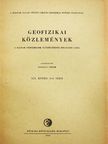 Haáz István - Geofizikai Közlemények 1963/3-4. [antikvár]