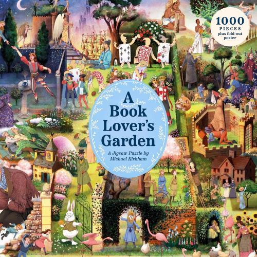 A Book Lover's Garden: 1000 Piece Jigsaw Puzzle