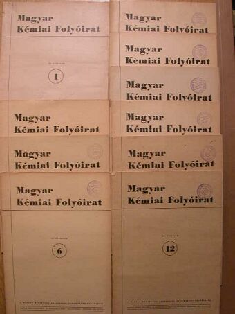Almássy Gyula - Magyar Kémiai Folyóirat 1953. (Nem teljes évfolyam) [antikvár]