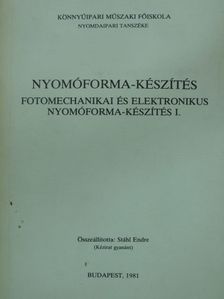 Nyomóforma-készítés [antikvár]