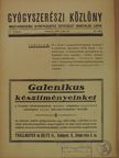 Török Árpád - Gyógyszerészi Közlöny 1939. május 20. [antikvár]