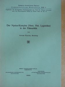 Eduard Wagner - Der Nysius-Komplex (Hem. Het. Lygaeidae) in der Palaearktis [antikvár]
