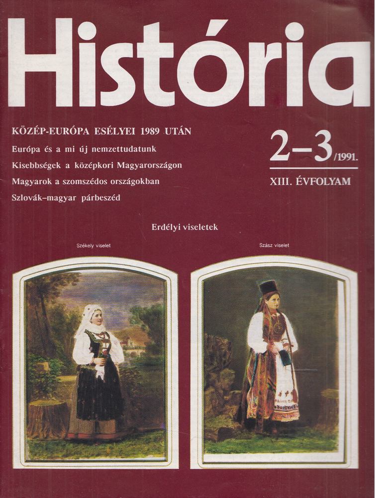 Glatz Ferenc - História 1991/2-3 [antikvár]