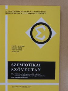 Danny D. Steinberg - Szemiotikai szövegtan 18.a-b. [antikvár]