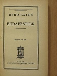 Biró Lajos - Budapestiek [antikvár]