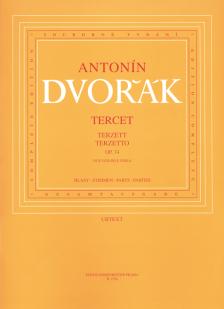 DVORAK - TERZETT OP.74 FÜR ZWEI VIOLINEN UND VIOLA, STIMMEN URTEXT