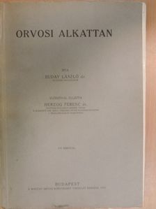 Dr. Buday László - Orvosi alkattan [antikvár]