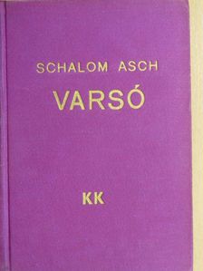 Schalom Asch - Varsó [antikvár]