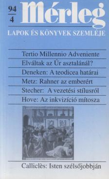 Boór János (főszerk.) - Mérleg 1994/4. [antikvár]