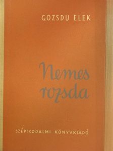 Gozsdu Elek - Nemes rozsda [antikvár]
