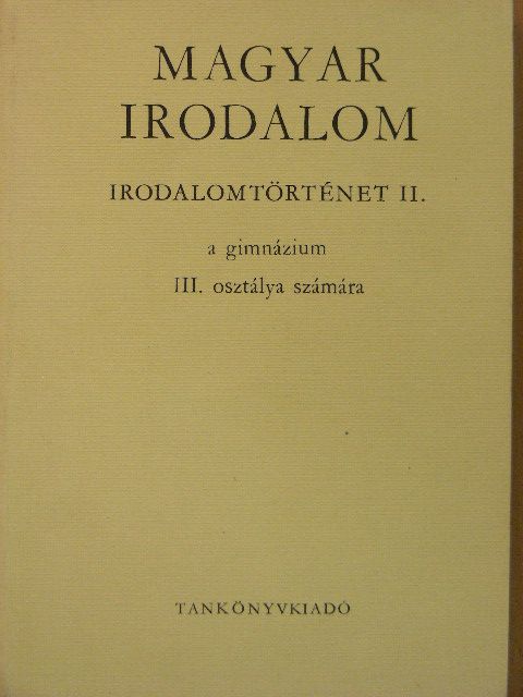 Szappanos Balázs - Magyar irodalom III. [antikvár]