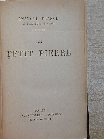 Anatole France - Le petit Pierre [antikvár]