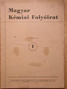 Almássy Gyula - Magyar Kémiai Folyóirat 1958. január-december [antikvár]
