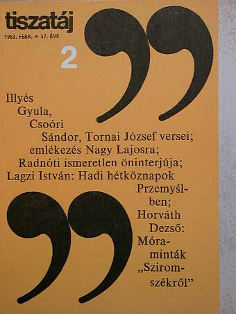 Bánkúti Imre - Tiszatáj 1983. február [antikvár]