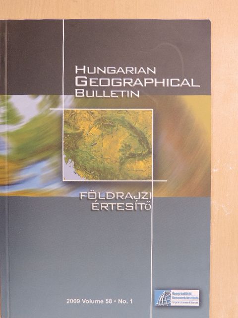 Erőss Ágnes - Hungarian Geographical Bulletin 1/2009 [antikvár]