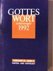Klaus Greef - Gottes Wort im Kirchenjahr 1992 C/2 [antikvár]