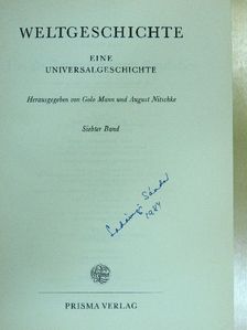 Weltgeschichte [antikvár]