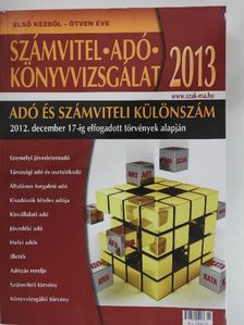 Számvitel-Adó-Könyvvizsgálat Különszám 2013 [antikvár]