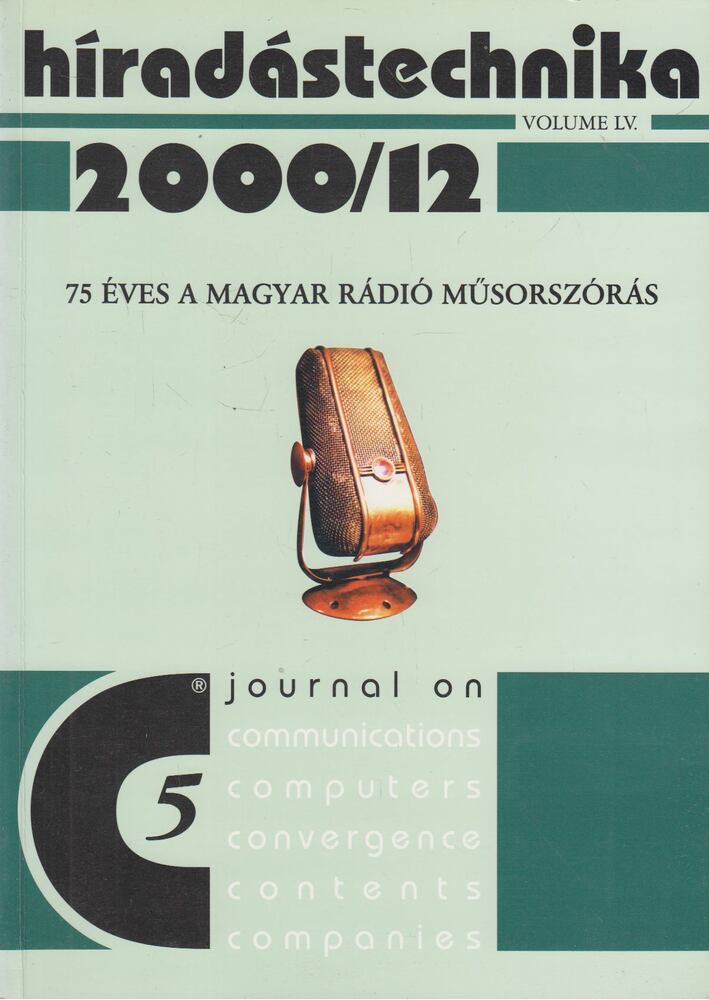 Dr. Simonyi Ernő - Híradástechnika 2000/12 [antikvár]