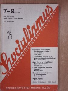 Dr. Lederer Emma - Szocializmus 1946. július-szeptember [antikvár]