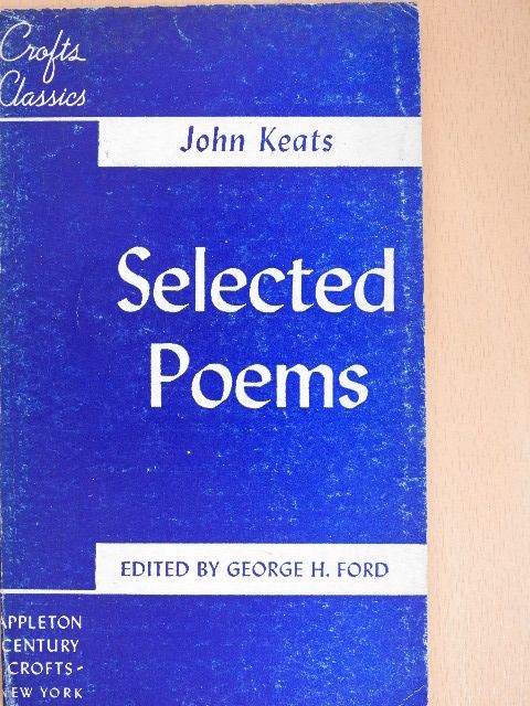 John Keats - Selected Poems [antikvár]