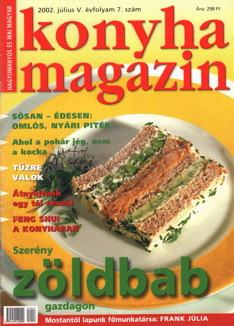 PÁKOZDI JUDIT - Konyha magazin 2002. július [antikvár]