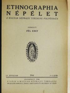 Alföldi András - Ethnographia - Népélet 1944/3-4. [antikvár]