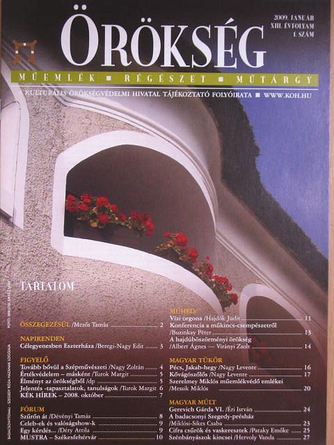 Albert Ágnes - Örökség 2009. január [antikvár]