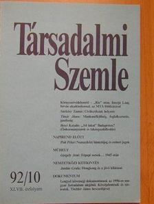 Berei Katalin - Társadalmi Szemle 1992. október [antikvár]