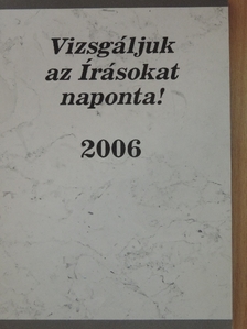 Vizsgáljuk az Írásokat naponta! 2006 [antikvár]