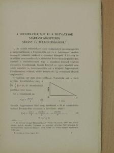 Fejér Lipót - Matematikai és Fizikai Lapok 1934. január-június [antikvár]