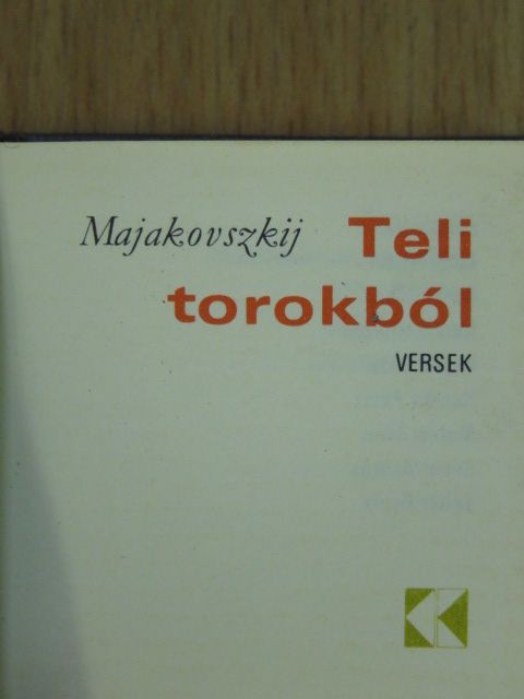 Majakovszkij - Teli torokból (minikönyv) (számozott) [antikvár]